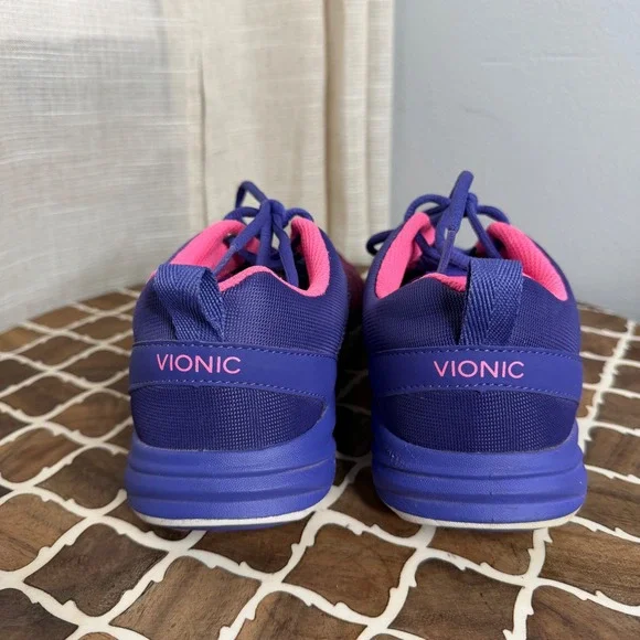 Vionic Adley Walking Sneakers Mesh Knit Purple Pink Women's Shoe Size 9 Wide - Picture 6 of 12
